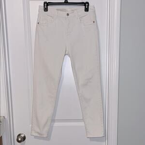 Pilcro and the Letterpress Women’s Size 8 Soft White High-Rise Skinny Jeans